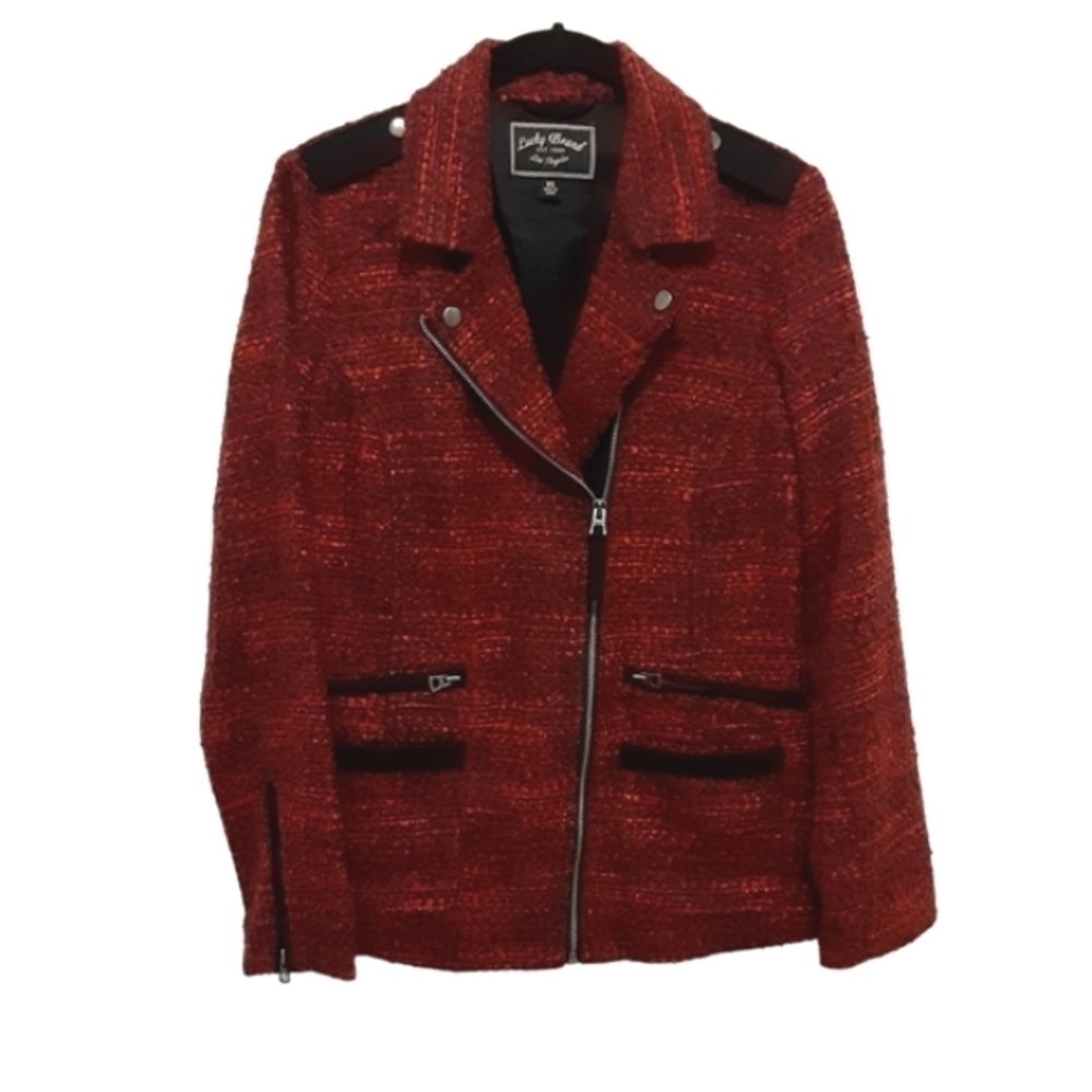 𝅺Lucky Brand Women's Tweed Blazer, XS